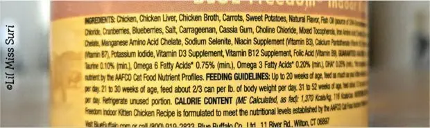 Cat Food Ingredients