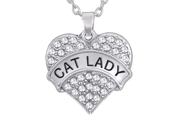 Cat Lady Pendant Necklace