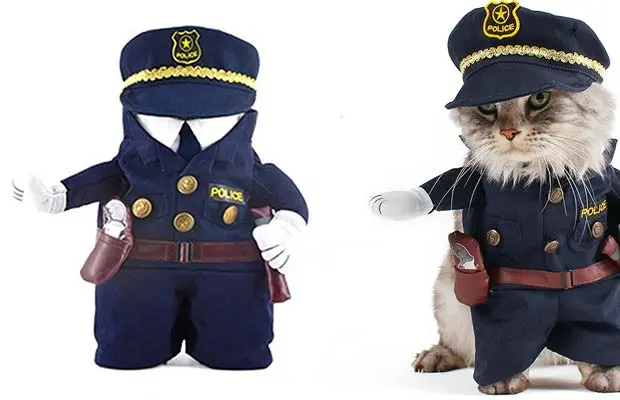 Police Cat Costume