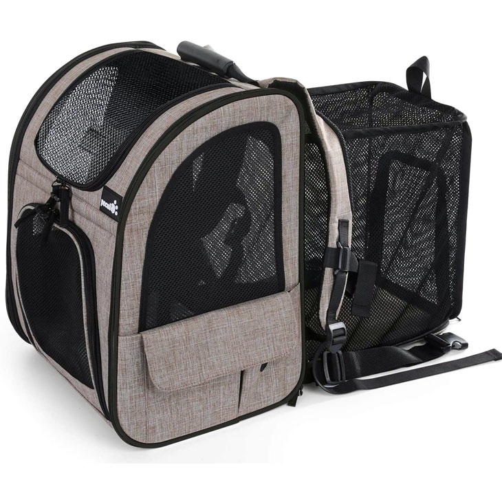 Petcute Expandable Cat Backpack